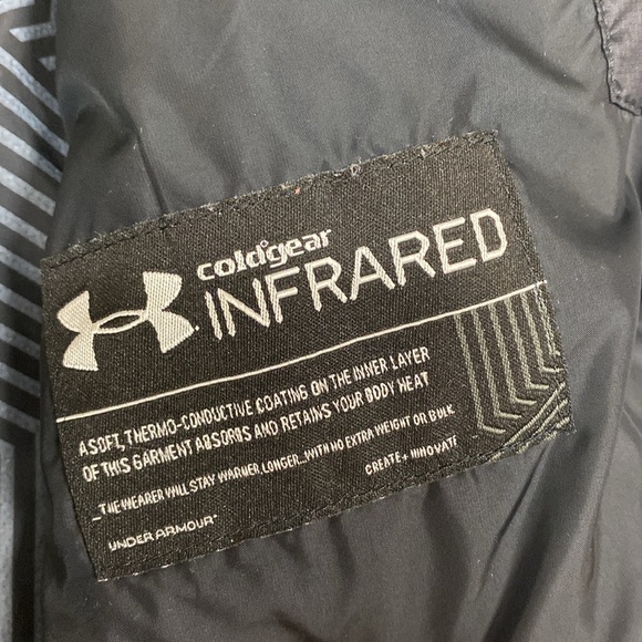 Underarmour infrared primaloft black puffer jacket magnetic zip small - Picture 6 of 11